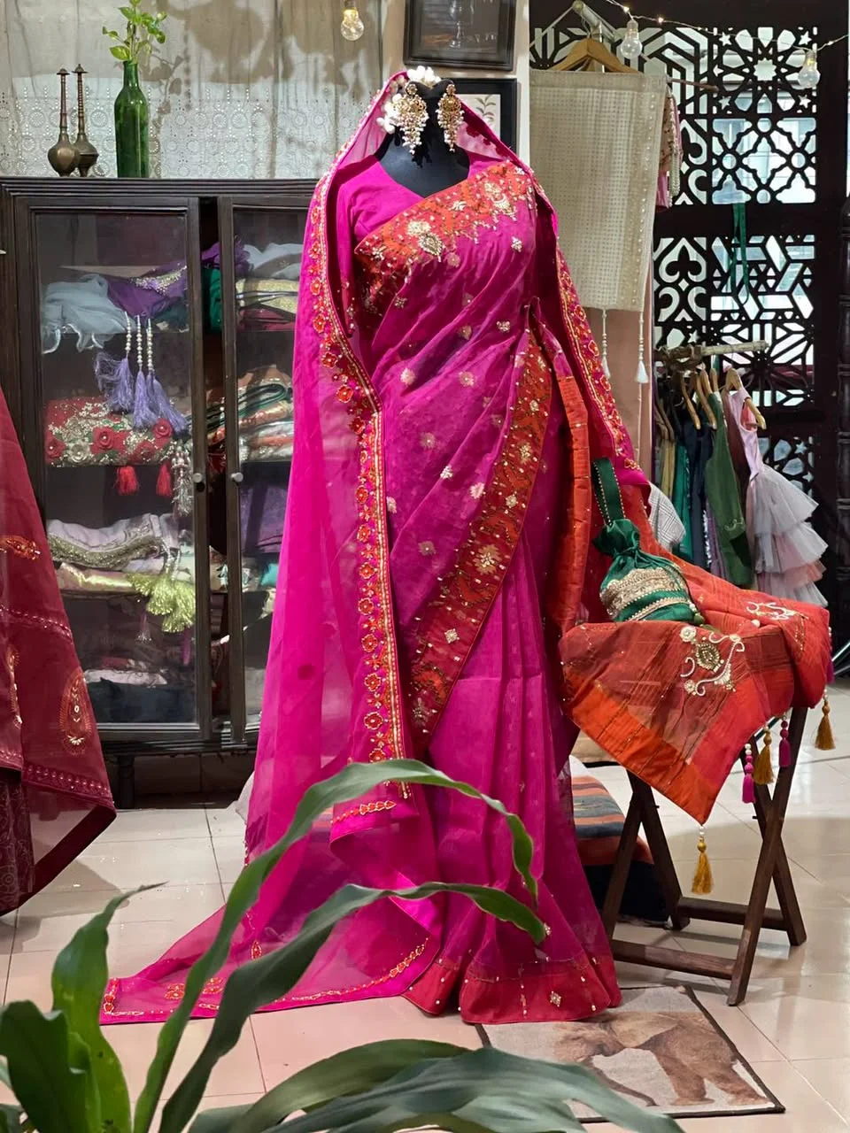 Vibrant Bridal Jamdani