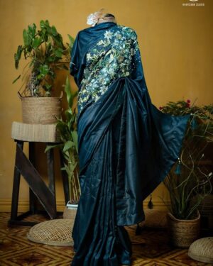 Bichitra Silk Carnation Saree
