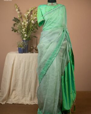 Royal Muslin Zardosi Elegance Saree