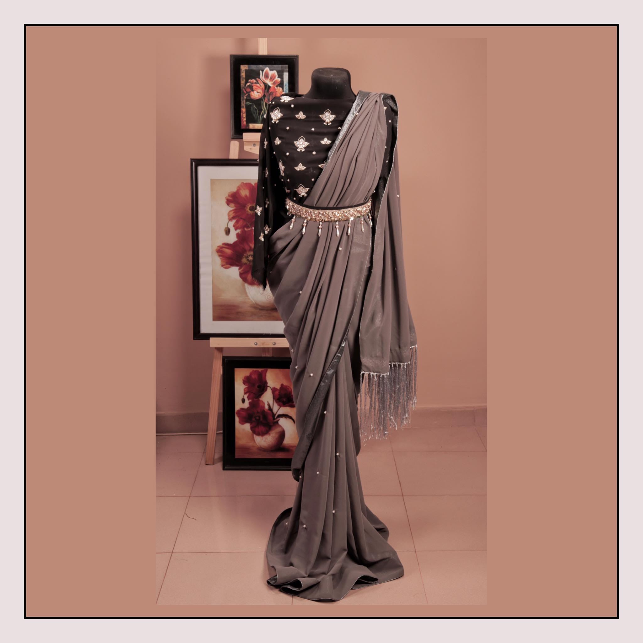 Glamourous Cocktail Saree