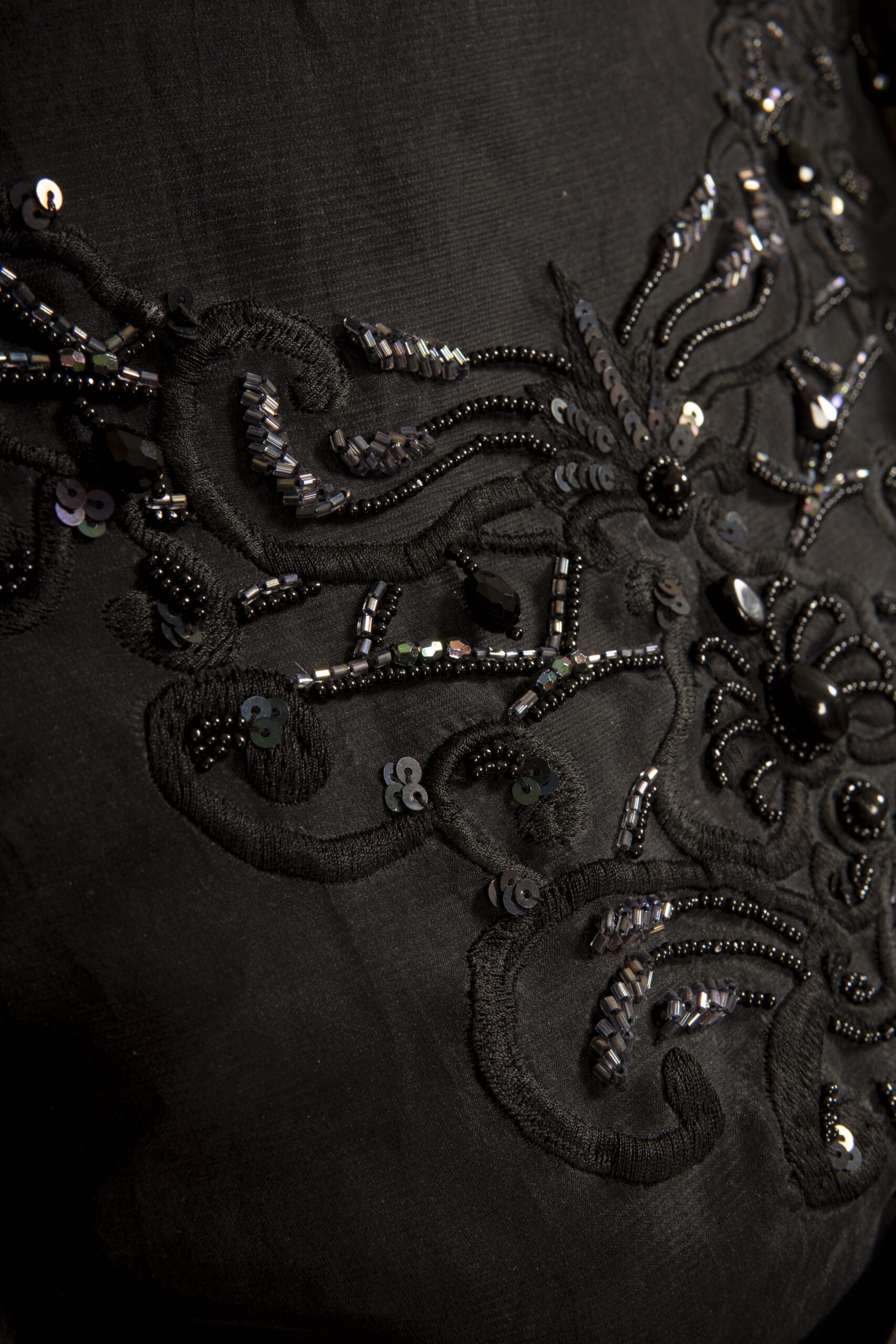 Floral Printed Organza & Chinon Silk Saree - Image 3