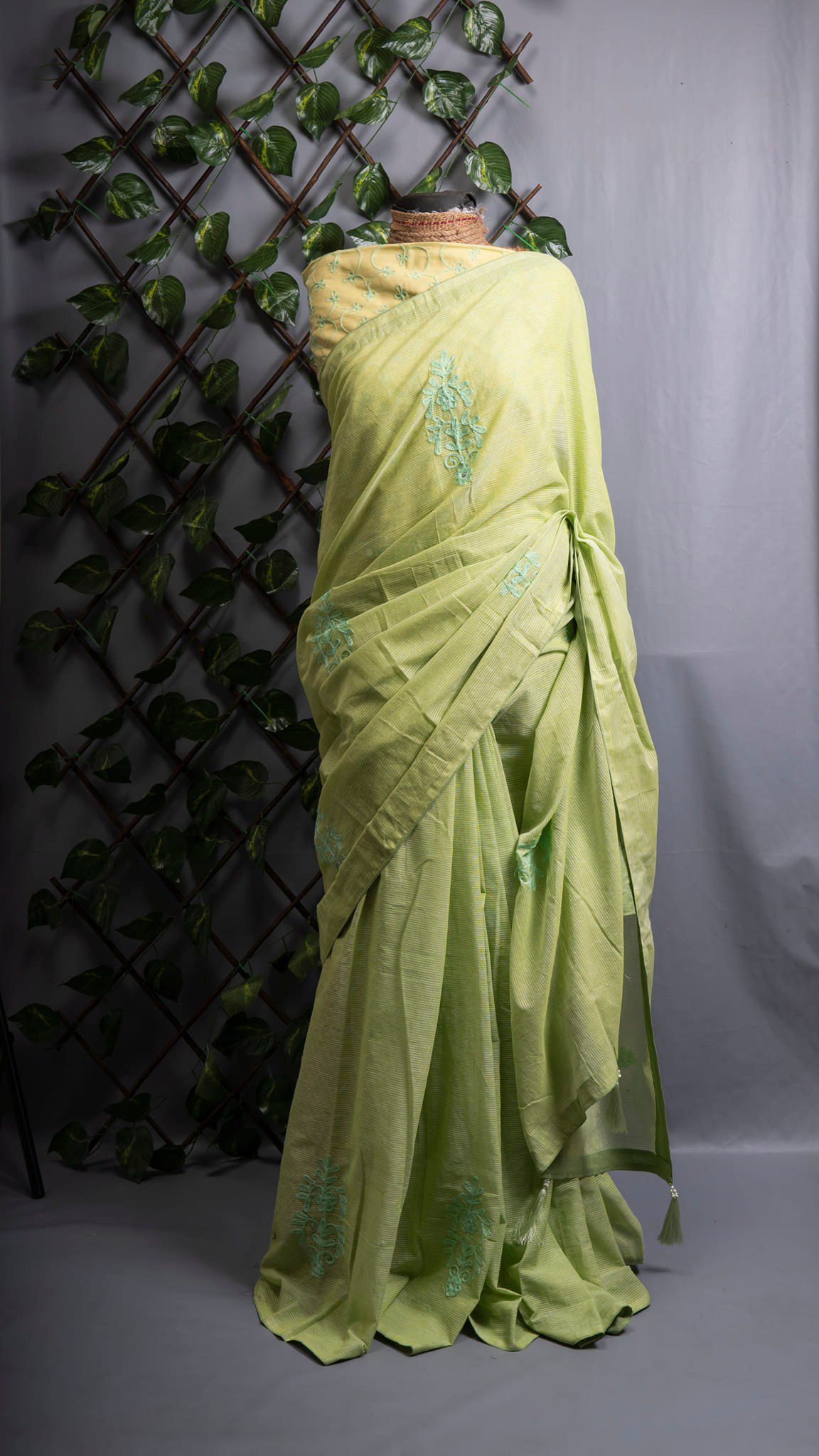 Aari Embroidered Kota Saree
