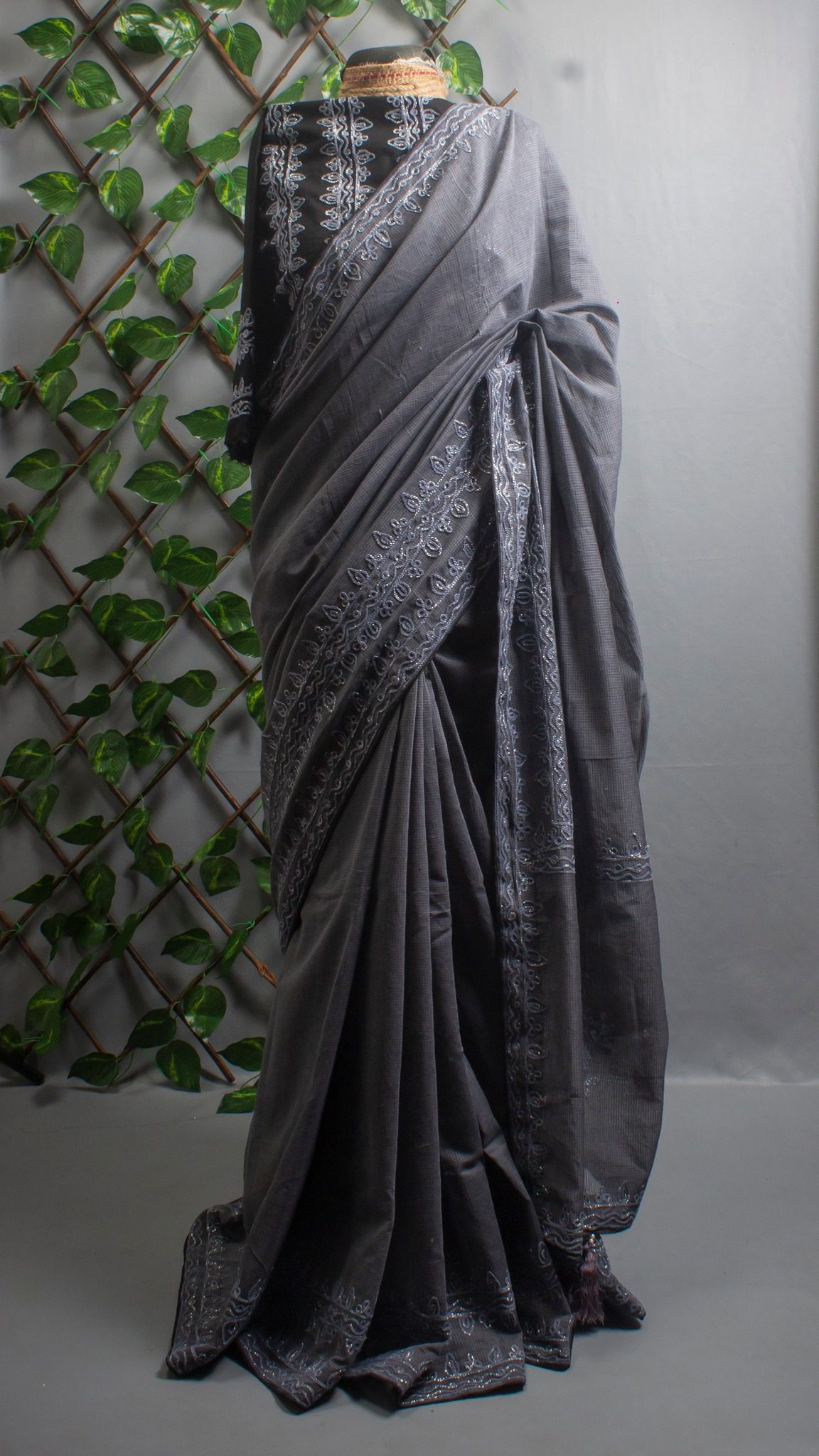 Aari Embroidered Kota Saree