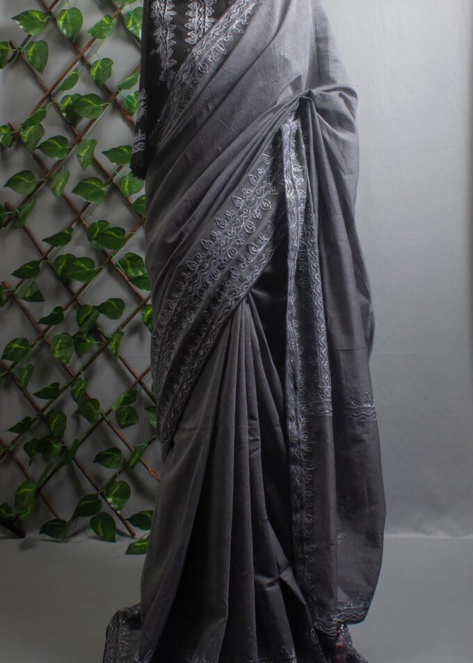 Aari Embroidered Kota Saree