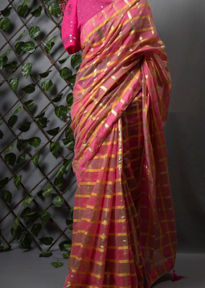 Chunri Kota Grameen Check Saree