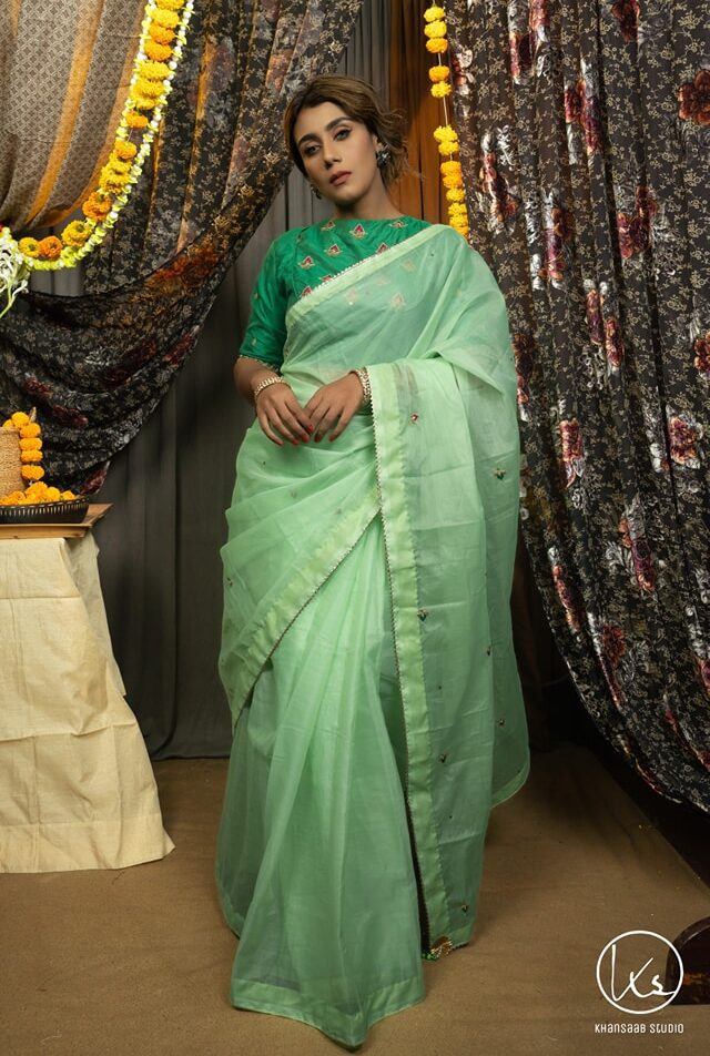 Taingail Muslin Saree