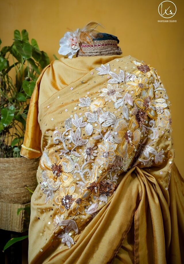 Bichitra Silk Carnation Saree