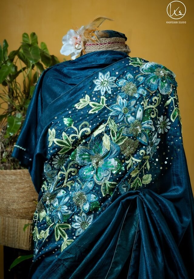 Bichitra Silk Carnation Saree