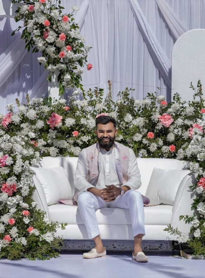 Embellished Jamdani Bridal Attire Combo