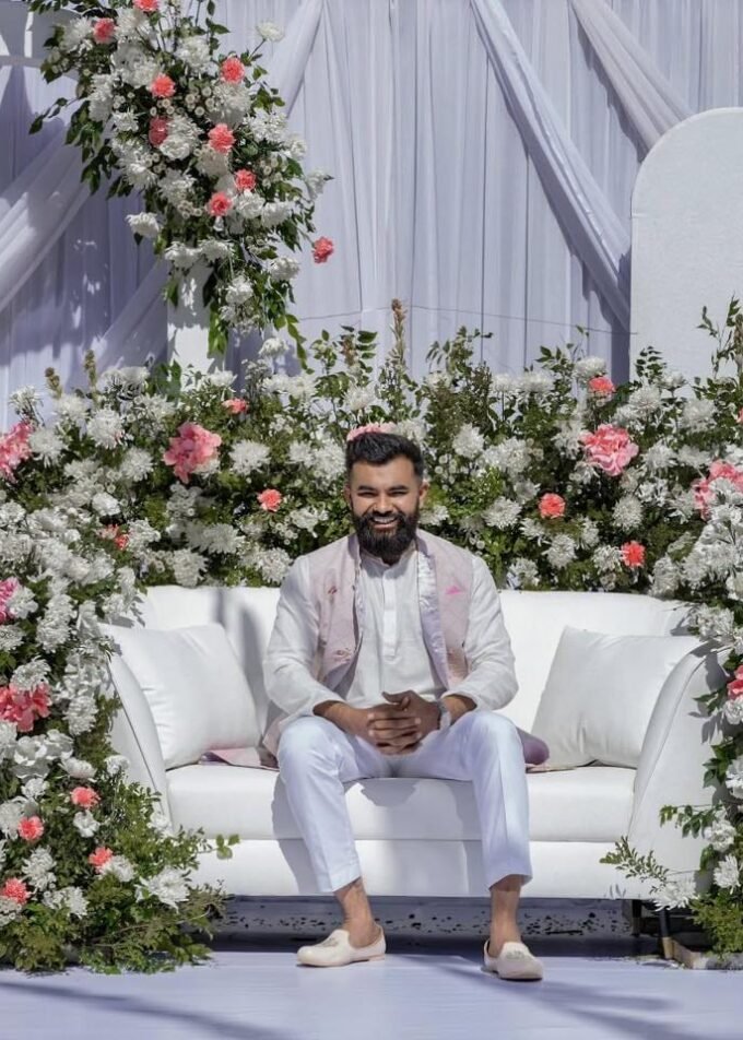 Embellished Jamdani Bridal Attire Combo