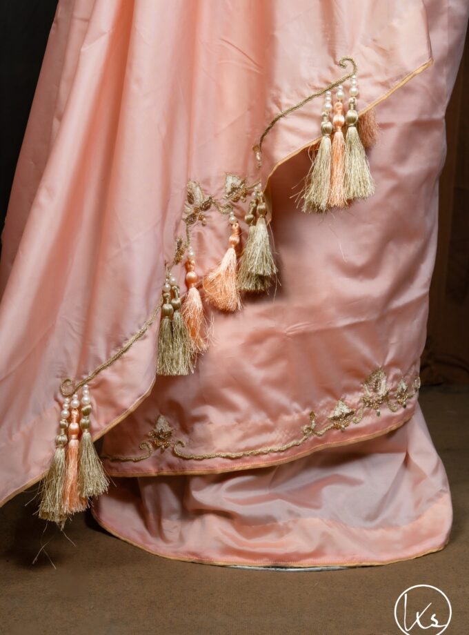 Elegant Rajshahi Silk Zardosi Work Saree