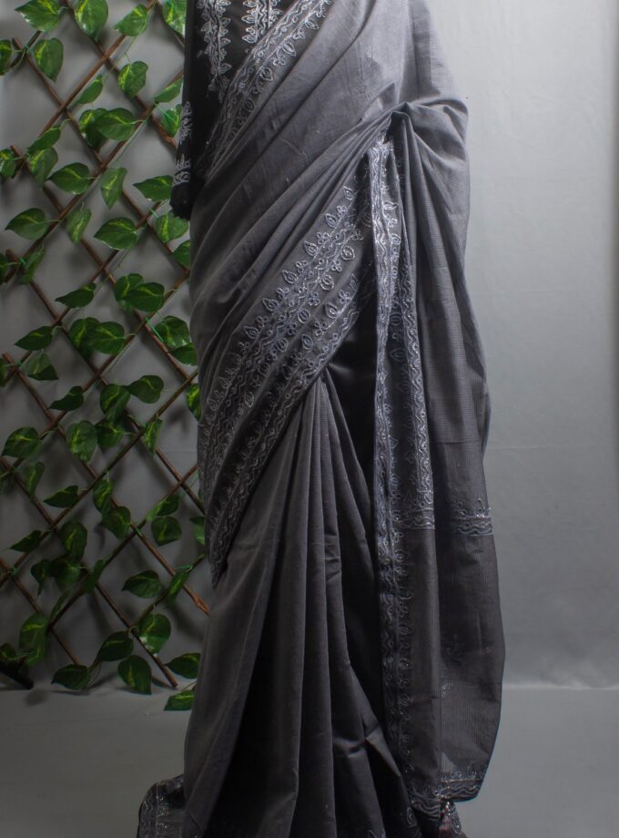 Aari Embroidered Kota Saree