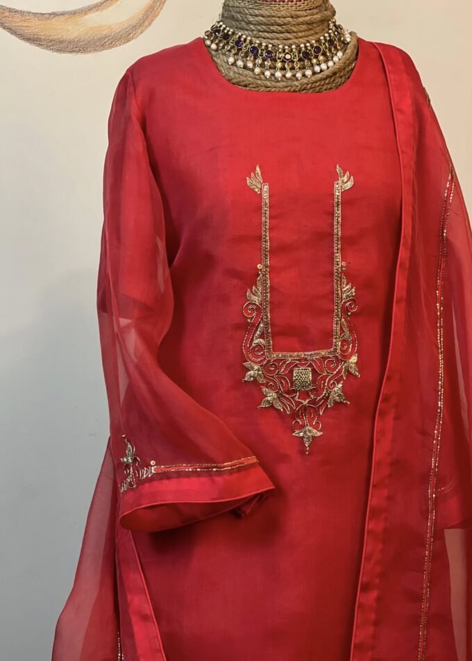 Jamdani Festive Sharara Suit