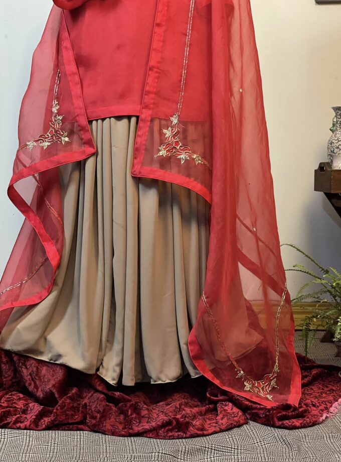 Jamdani Festive Sharara Suit