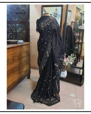 Dhakai Jamdani Embellished Saree