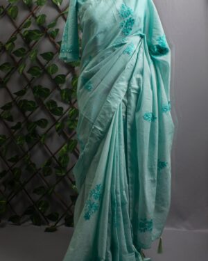 Aari Embroidered Kota Saree