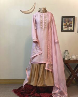 Muslin Punjabi-style kameez