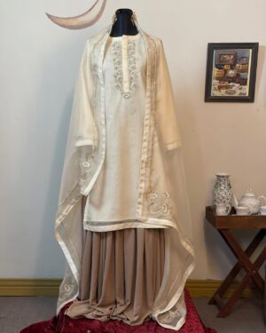 Muslin Punjabi-style kameez